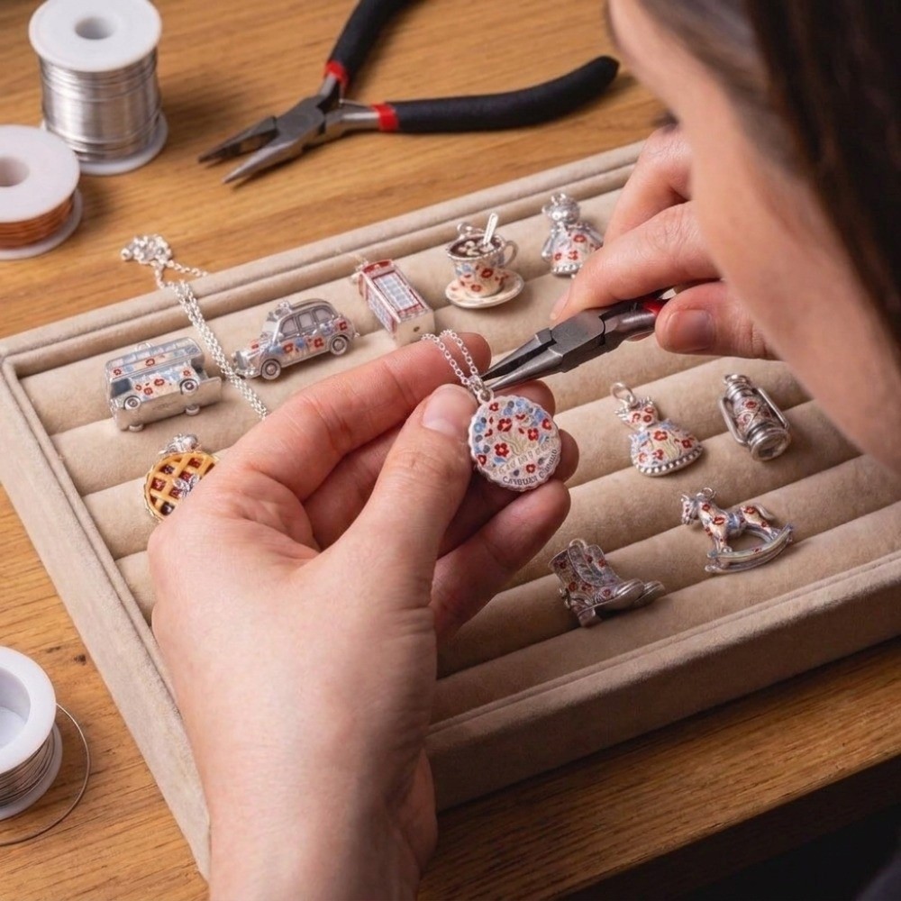 Jewelry Making London - Paslanmaz Çelik, Çizgi Film Figürlü, Minyatür,